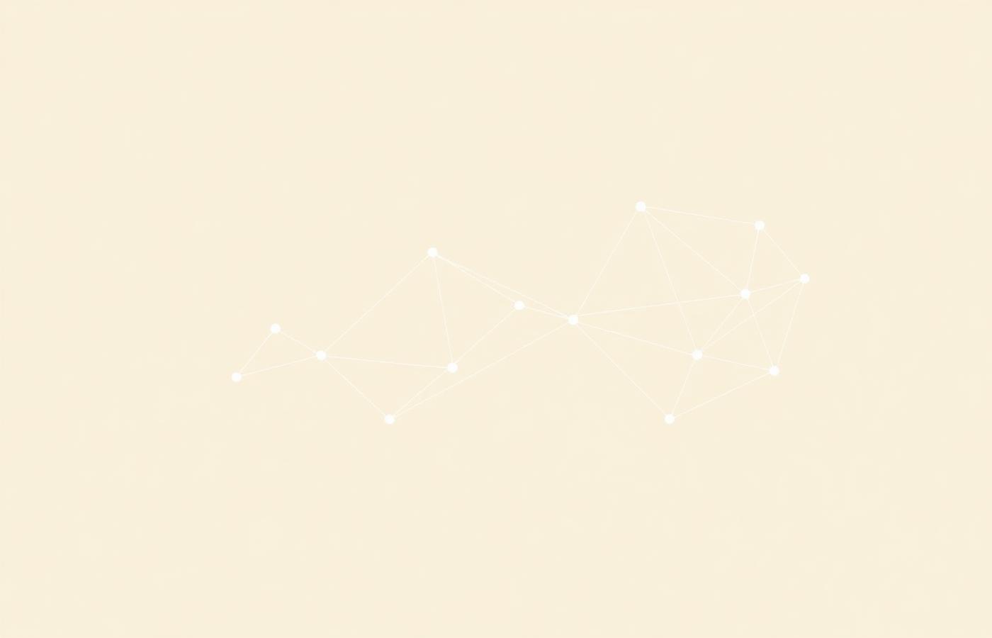 Minimal automation workflow diagram on cream background